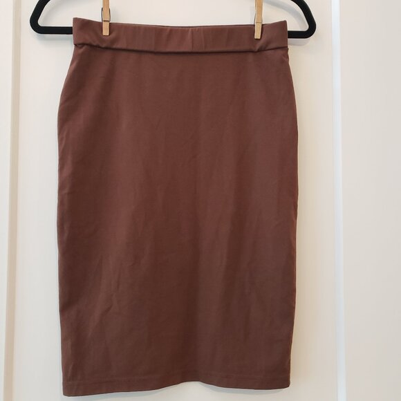 Forever 21 Brown Women's Size Medium Elastic Skirt - Picture 1 of 5